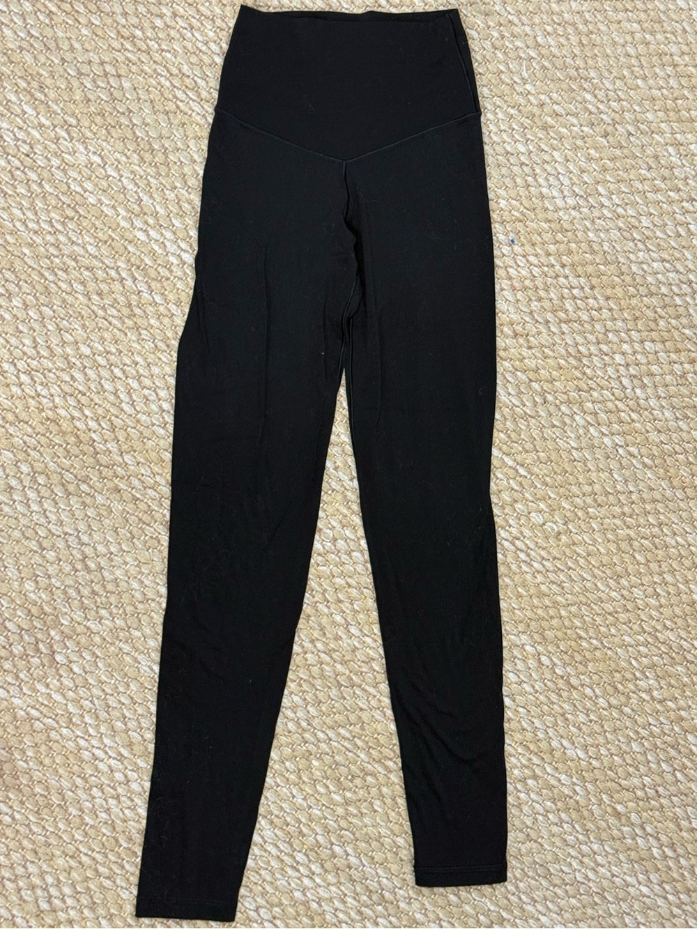 Aerie Real Me Black High-Rise Full-Length Leggings NWOT Size XS